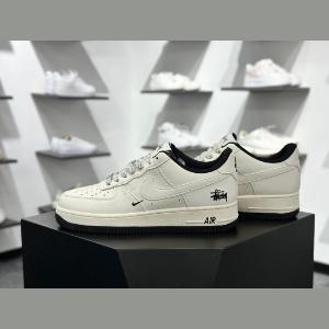 Nike Air Force 1 Low '07 x Stussy "Black/White Micro Swoosh"